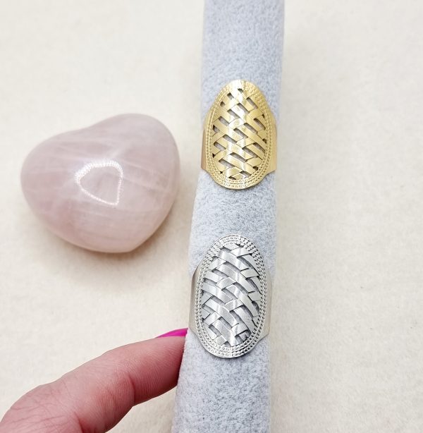 Anello Fascia Ovale