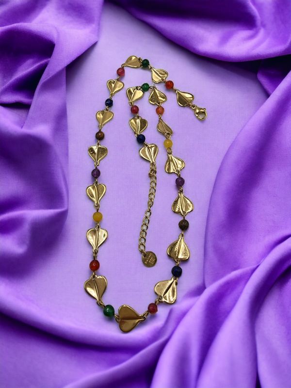 Collana Cuori  e Pietrre - immagine 4